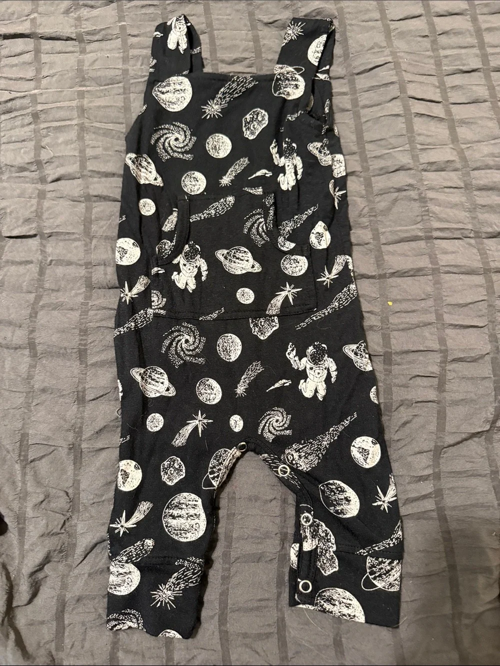 kate quinn Black and White Space Print One-Piece